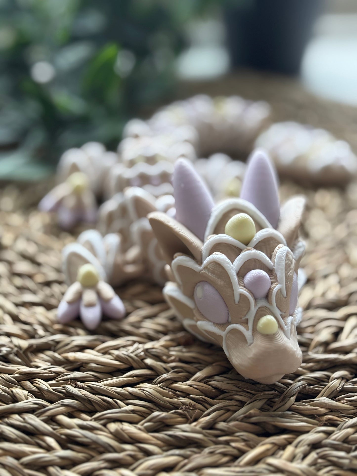 Easter egg cookie dragon - Cute 3D Fidget Dragon