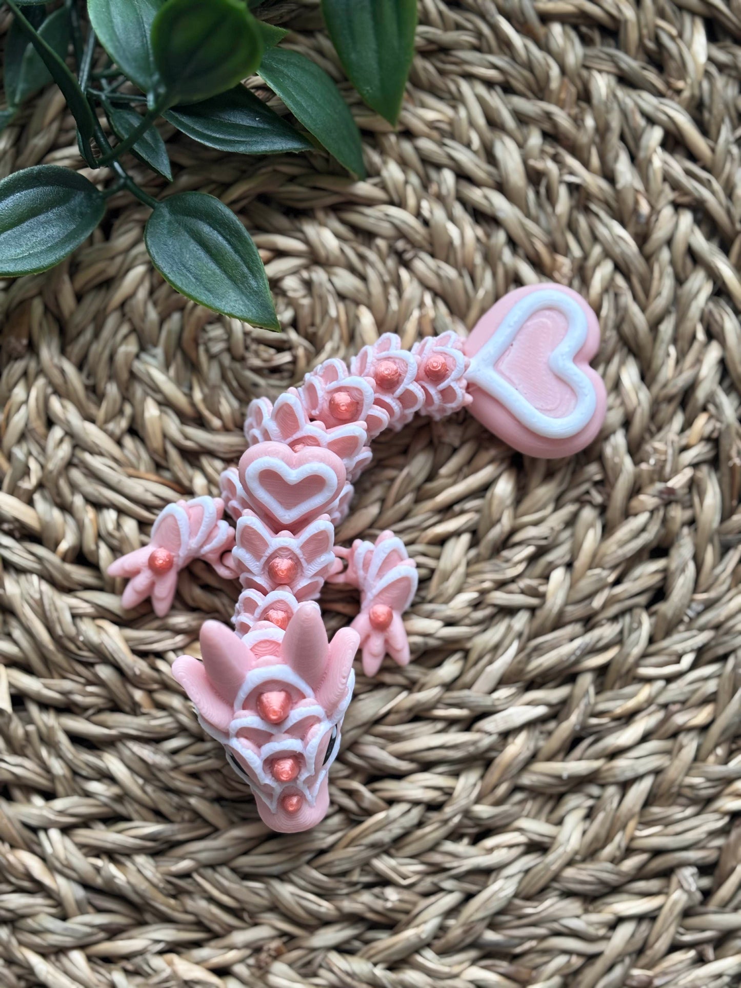 Valentine dragon - Cute 3D Fidget Dragon