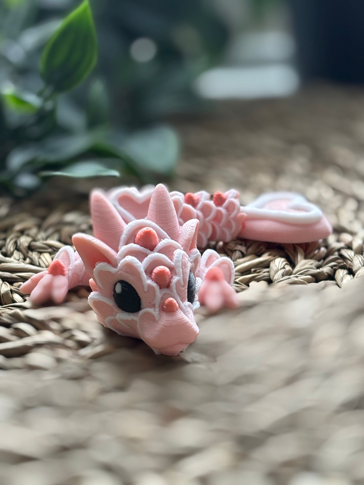 Valentine dragon - Cute 3D Fidget Dragon