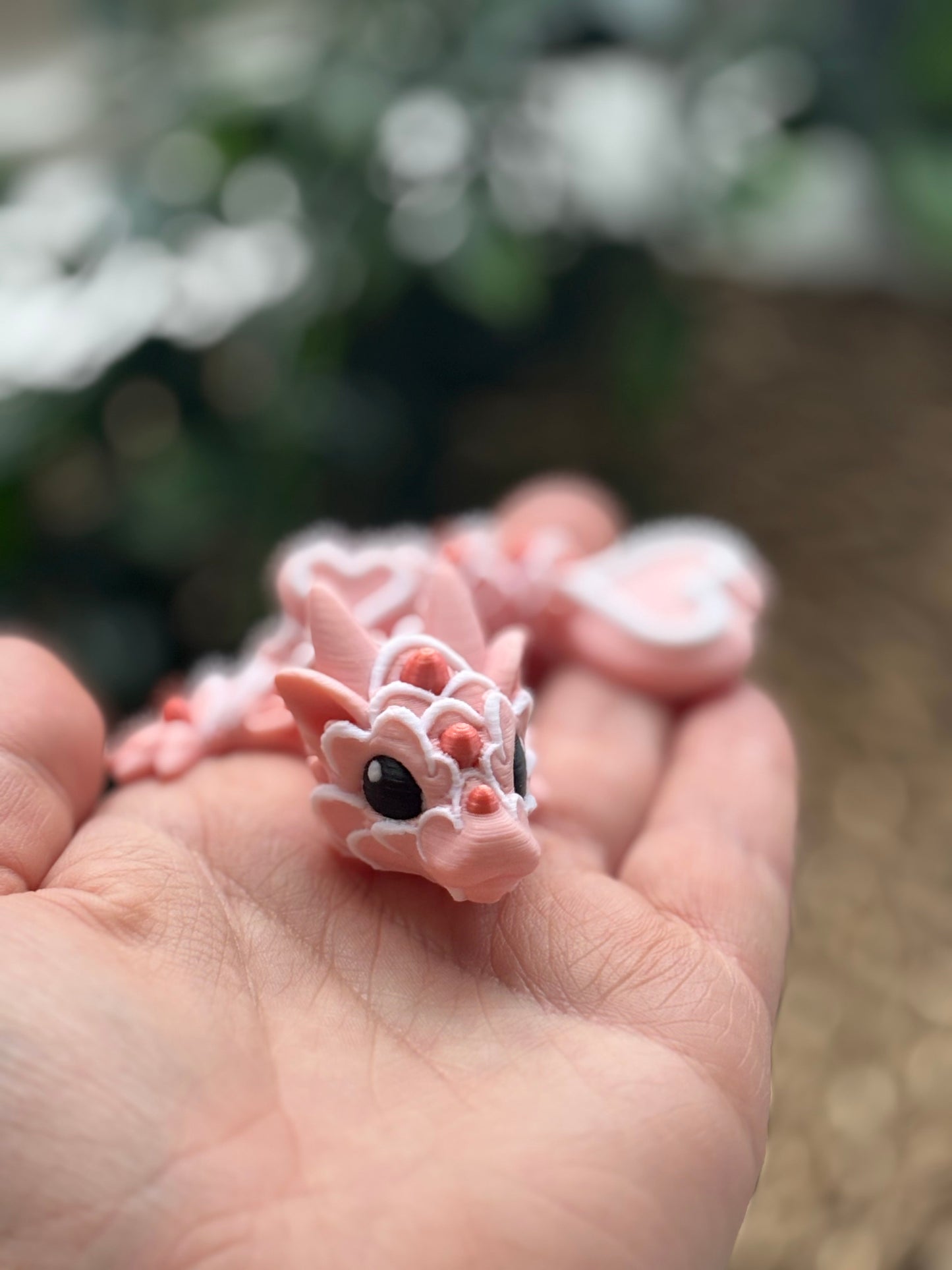 Valentine dragon - Cute 3D Fidget Dragon