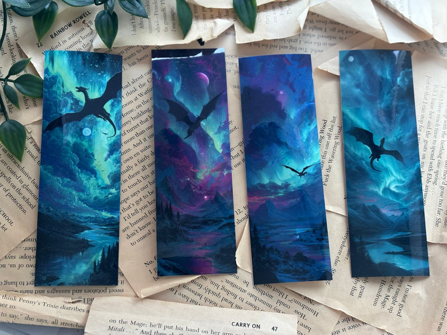 Northern Light Dragons Bookmark Bundle