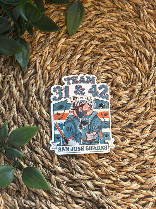 Team 31 & 42 - Heated Rivalry Inspired Sticker