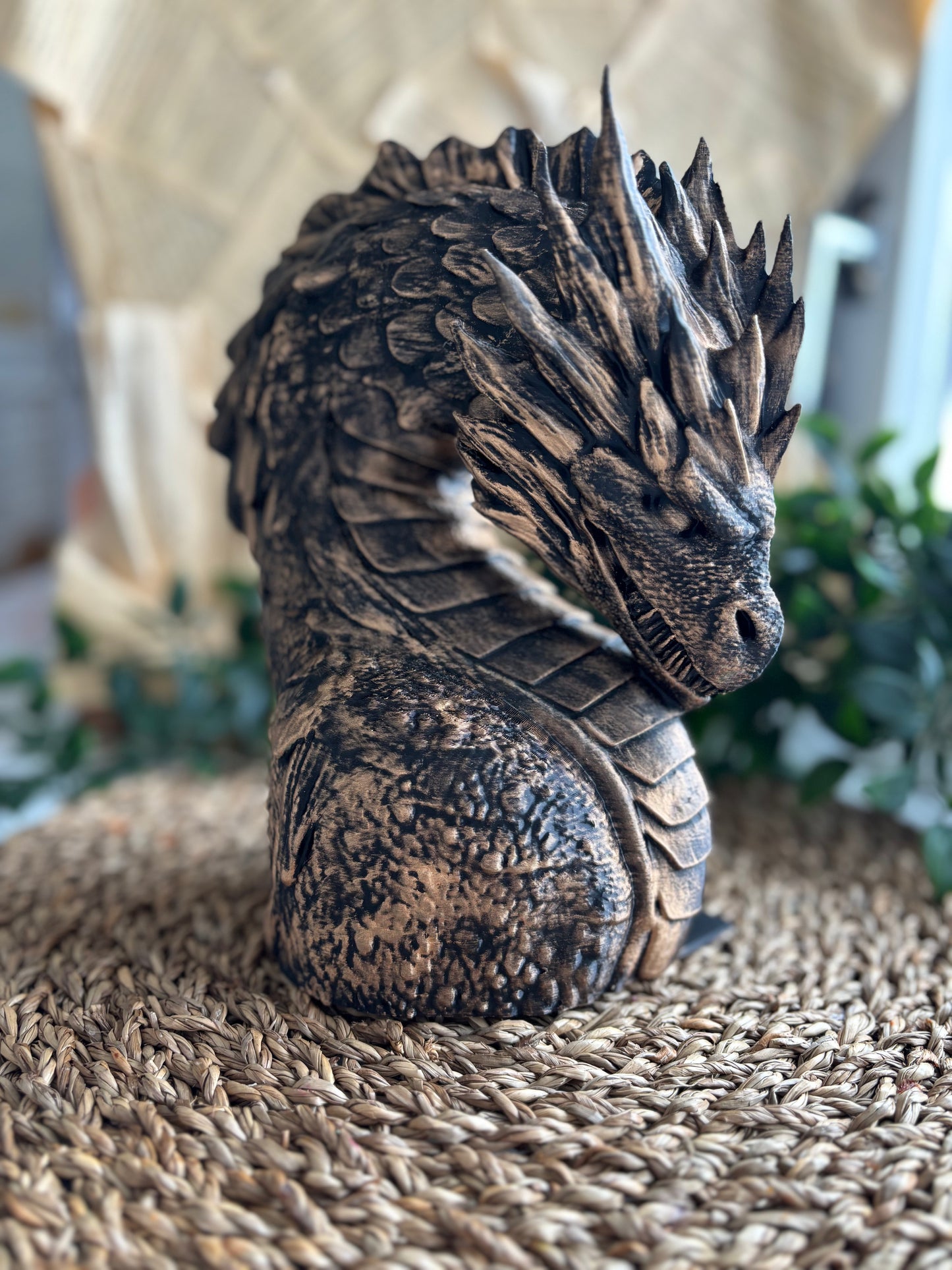 Golden Elder Spine Dragon Bokstøtte