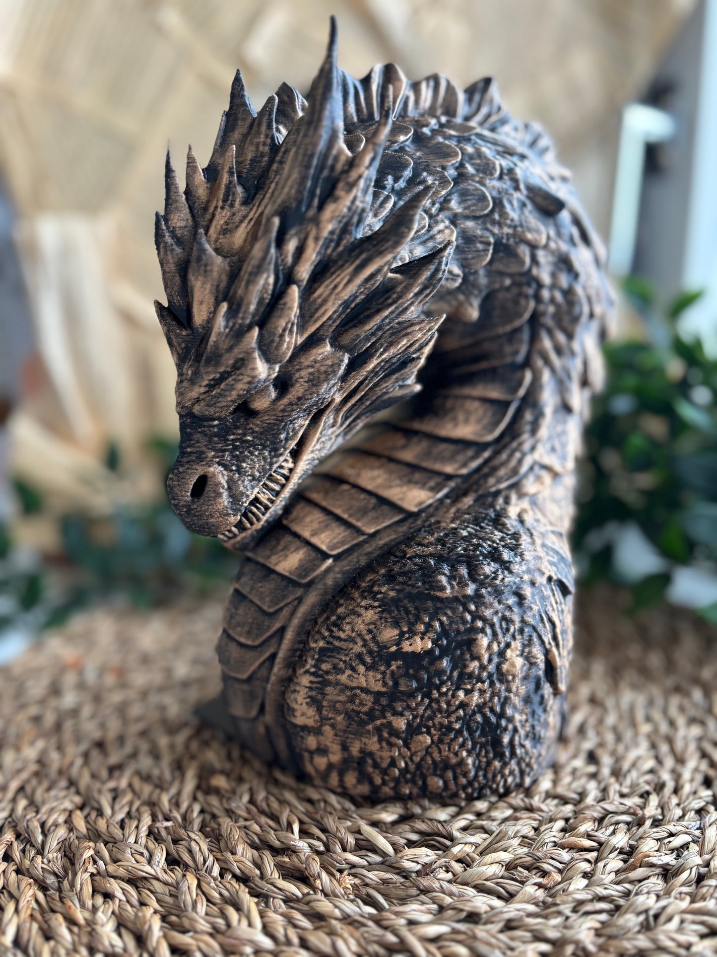 Golden Elder Spine Dragon Bokstøtte