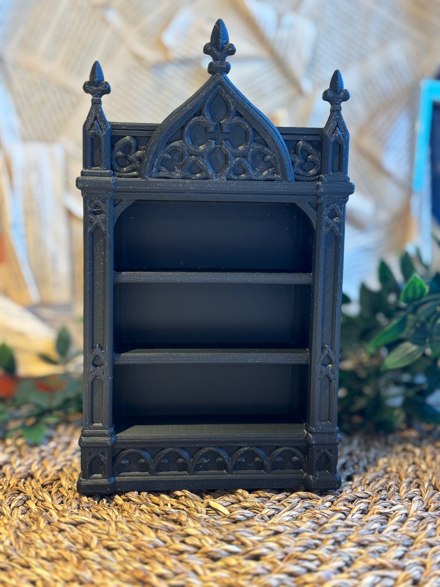 Gothic Square Cathedral Miniature Bookshelf