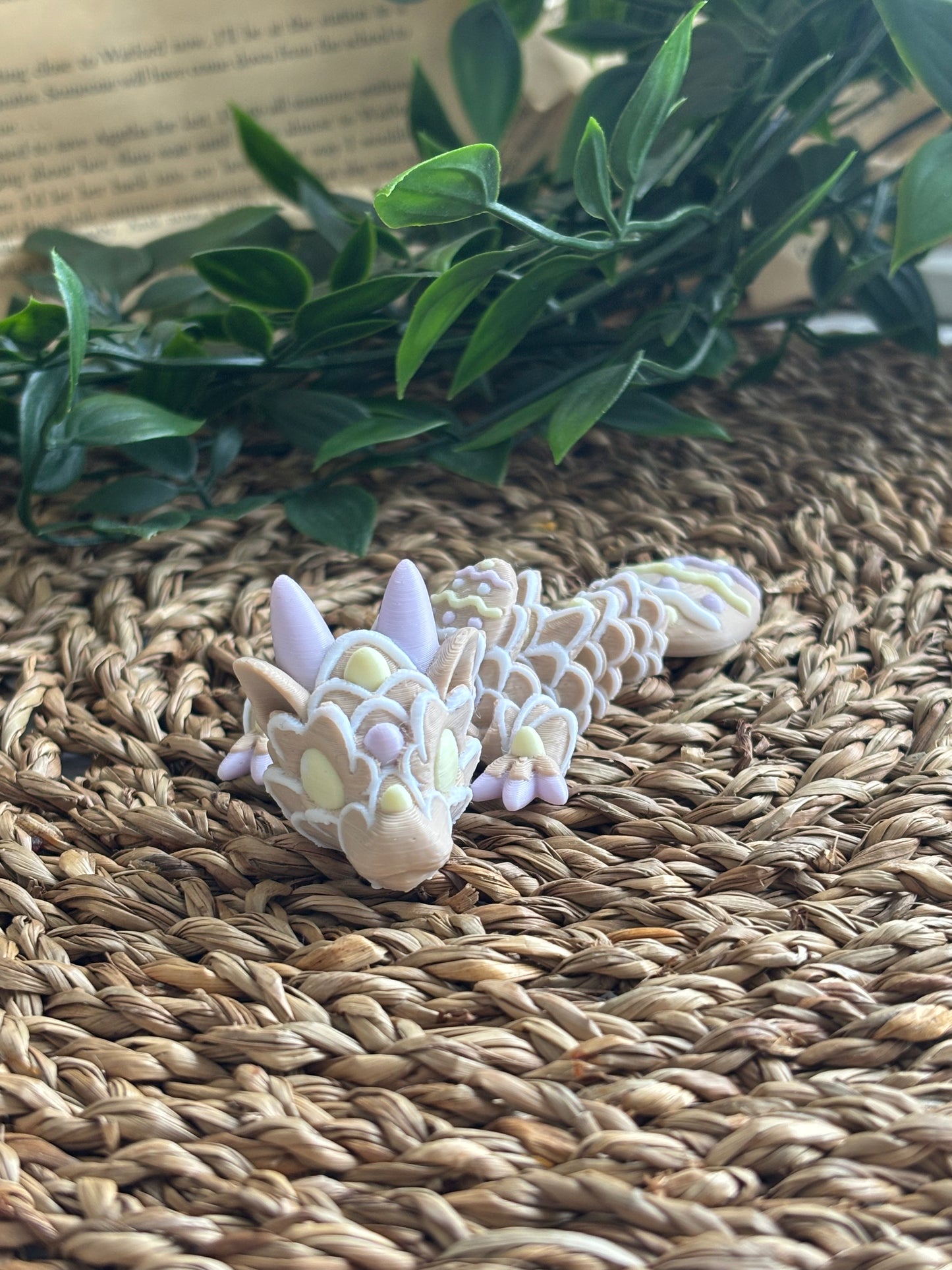 Mini Påskedrage - Cute 3D Fidget Dragon