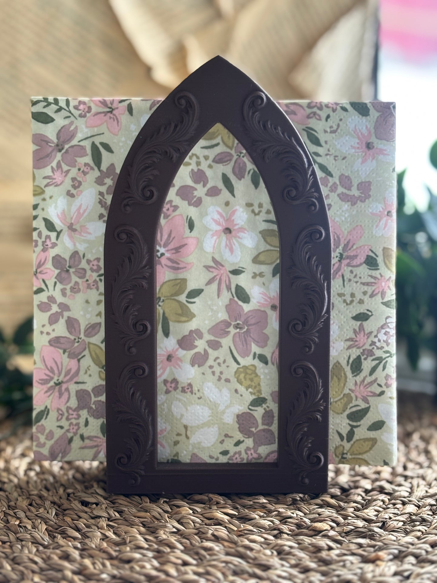 Victoriansk Gotisk Katedral Serviettholder