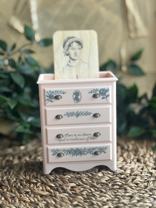 Jane Austen Kommode Penneholder/Bokmerkeholder