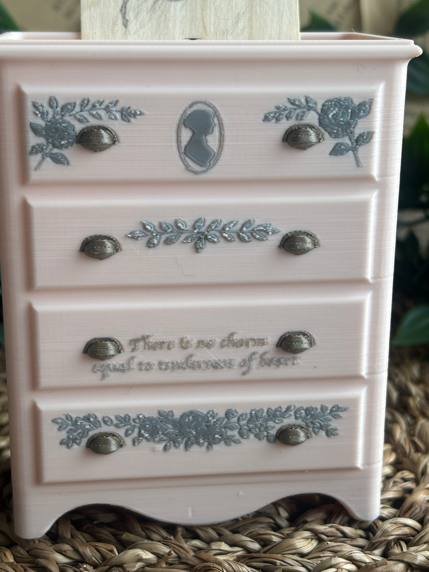 Jane Austen Kommode Penneholder/Bokmerkeholder