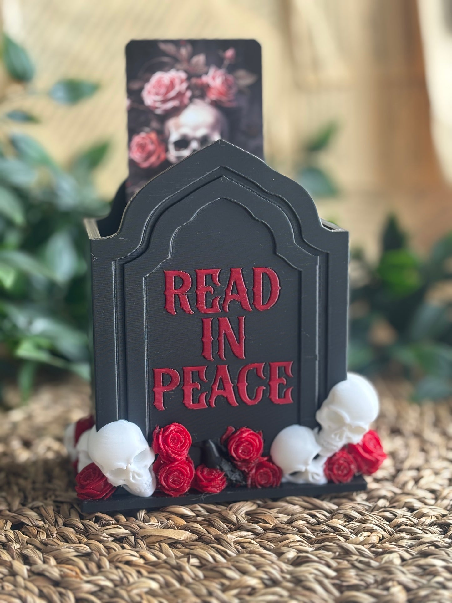 Read in Peace Bokmerkeholder / Penneholder