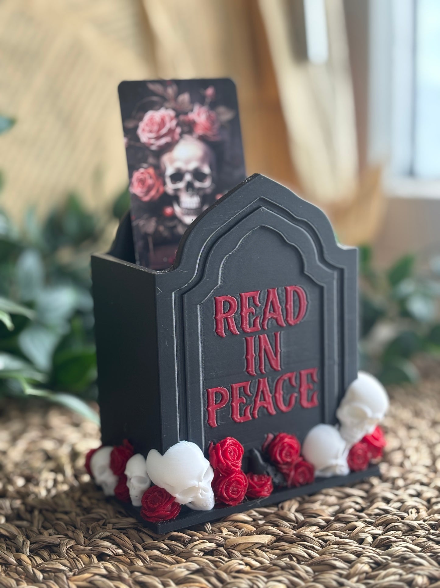 Read in Peace Bokmerkeholder / Penneholder