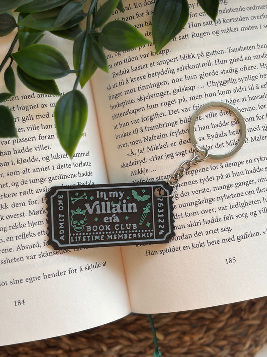 In My Villain Era Book Club Nøkkelring