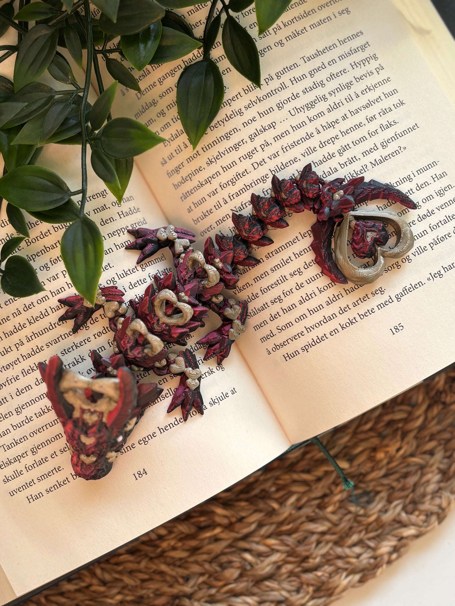 Dark Heart Dragon- Cute 3D Fidget Dragon