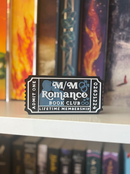 MM Romance Book Club Bokhylleskilt