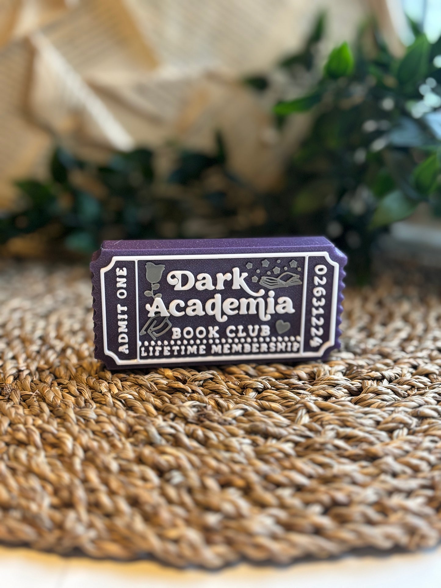 Dark Academia Book Club Bokhylleskilt