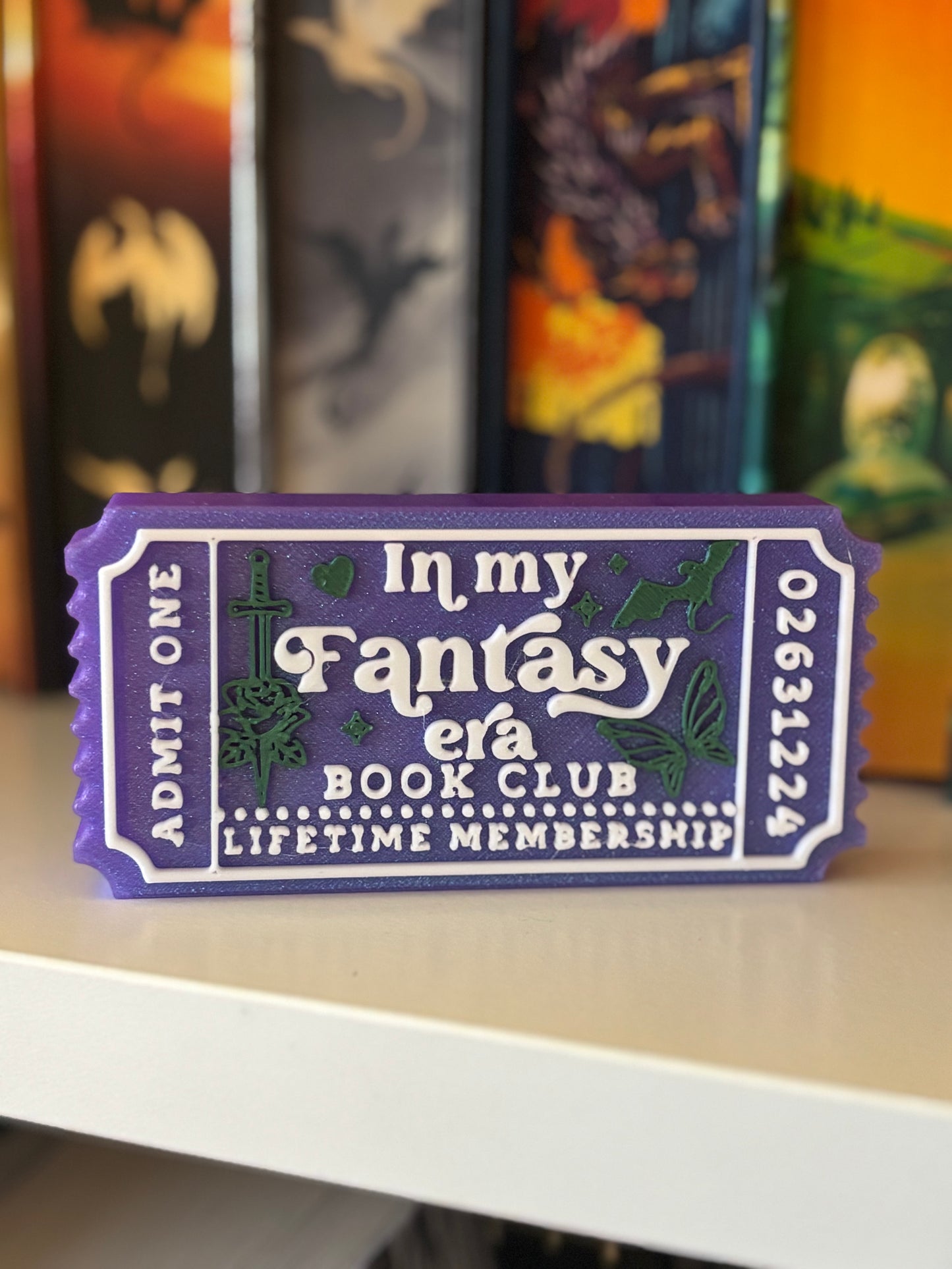 In My Fantasy Era Book Club Bokhylleskilt