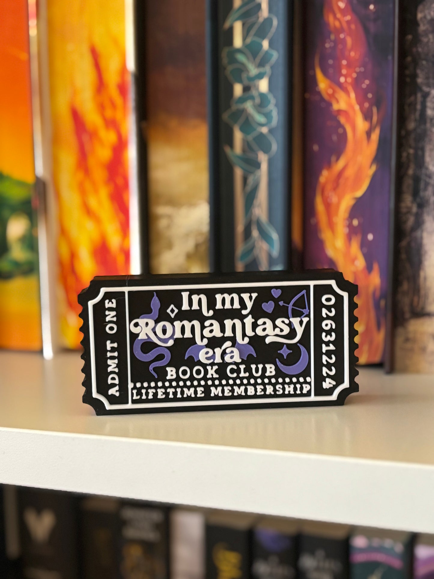 In My Romantasy Era Book Club Bokhylleskilt