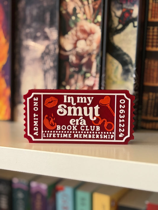 In My Smut Era Book Club Bokhylleskilt