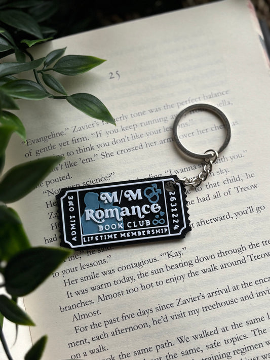 MM Romance Book Club Nøkkelring