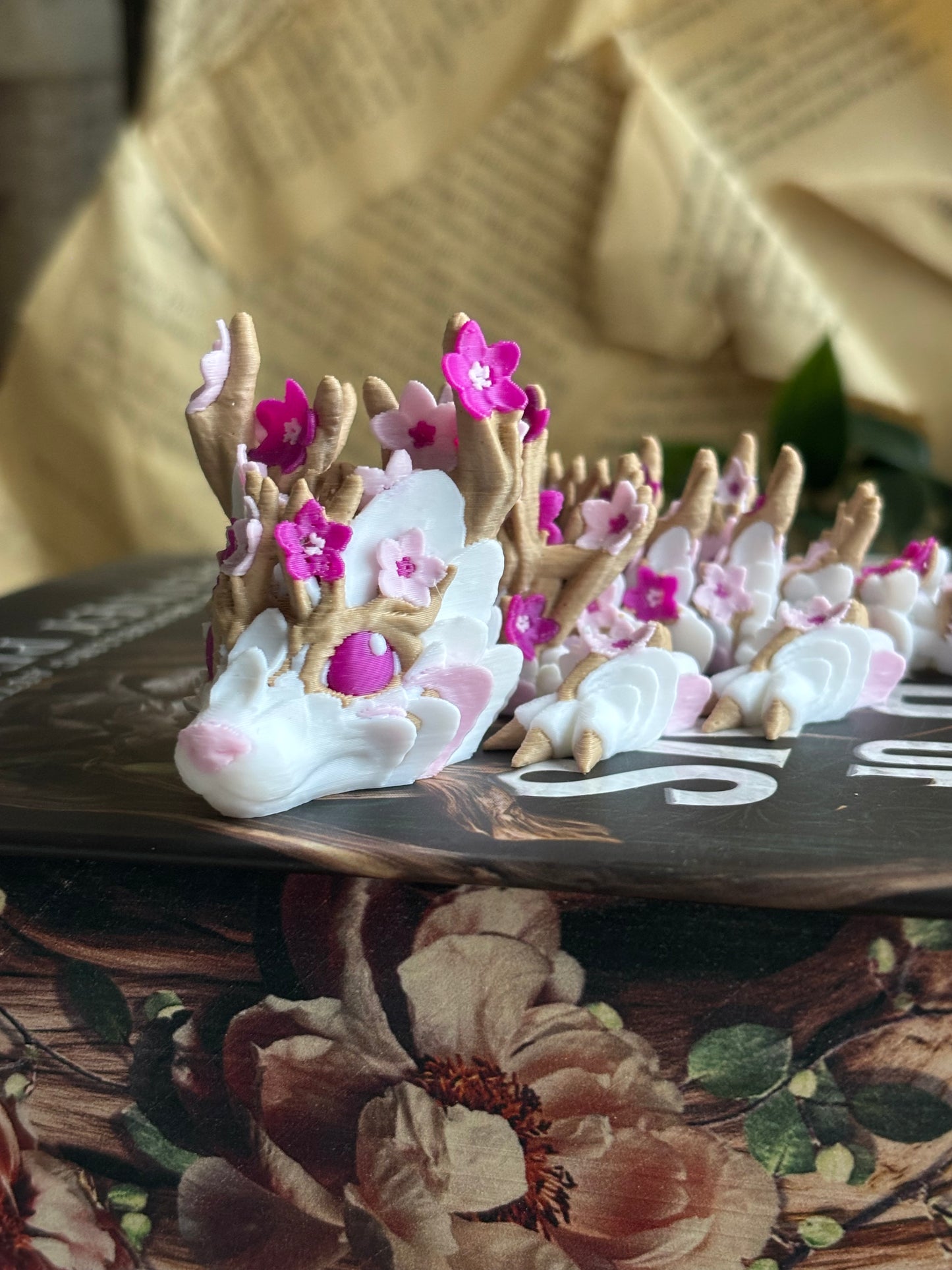 Sakura Dragon - Cute 3D Fidget Dragon