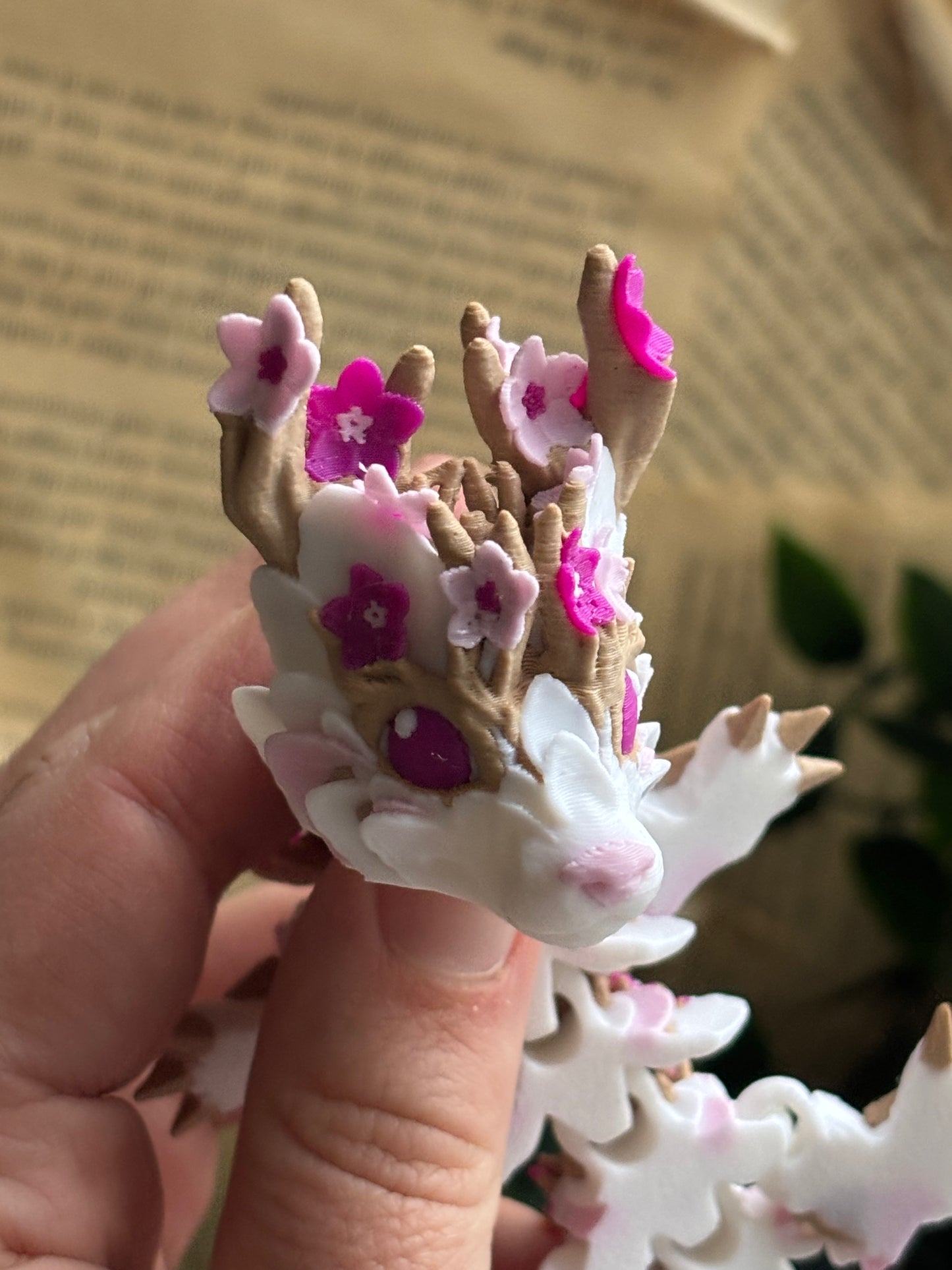 Sakura Dragon - Cute 3D Fidget Dragon