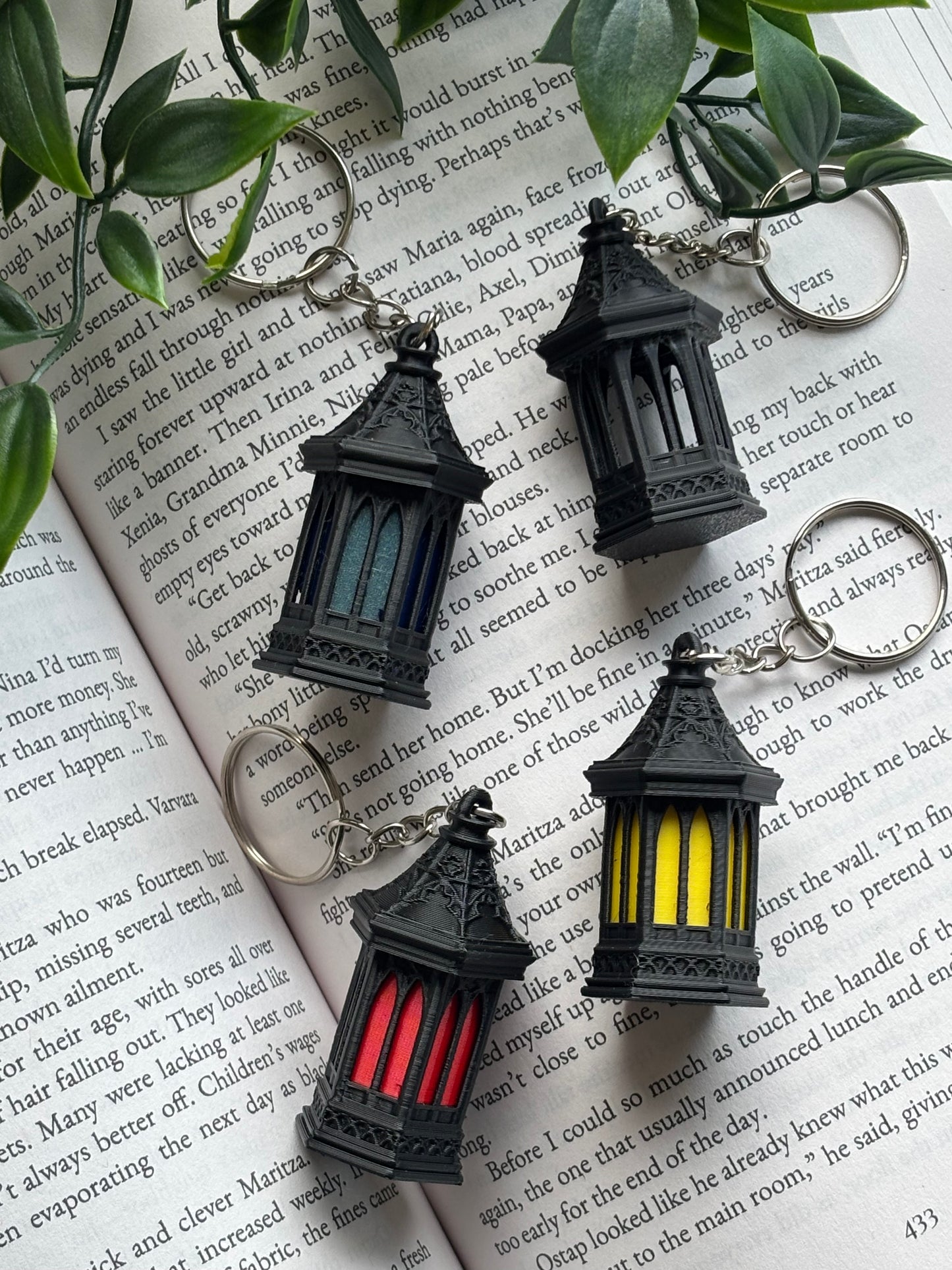 Gothic Lantern Nøkkelring