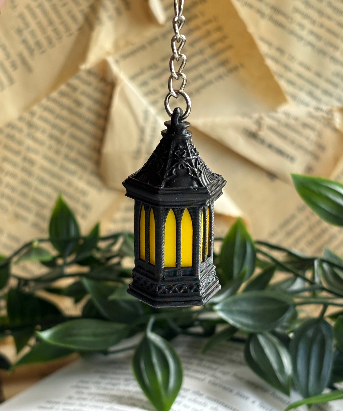 Gothic Lantern Nøkkelring