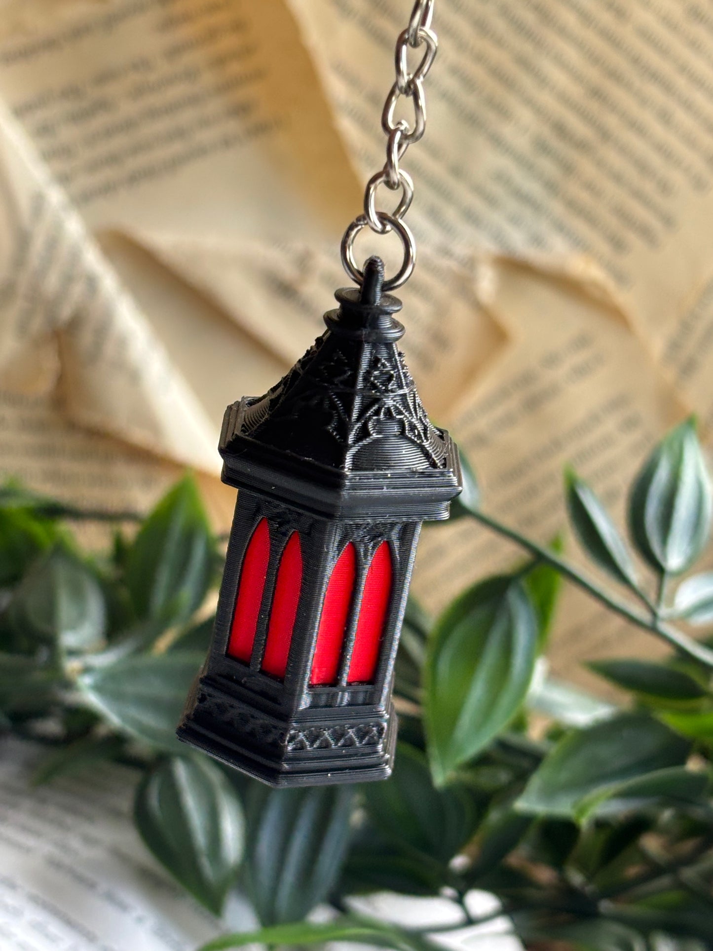 Gothic Lantern Nøkkelring
