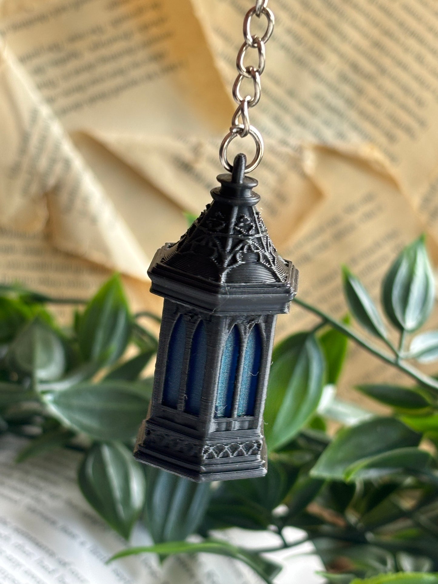 Gothic Lantern Nøkkelring