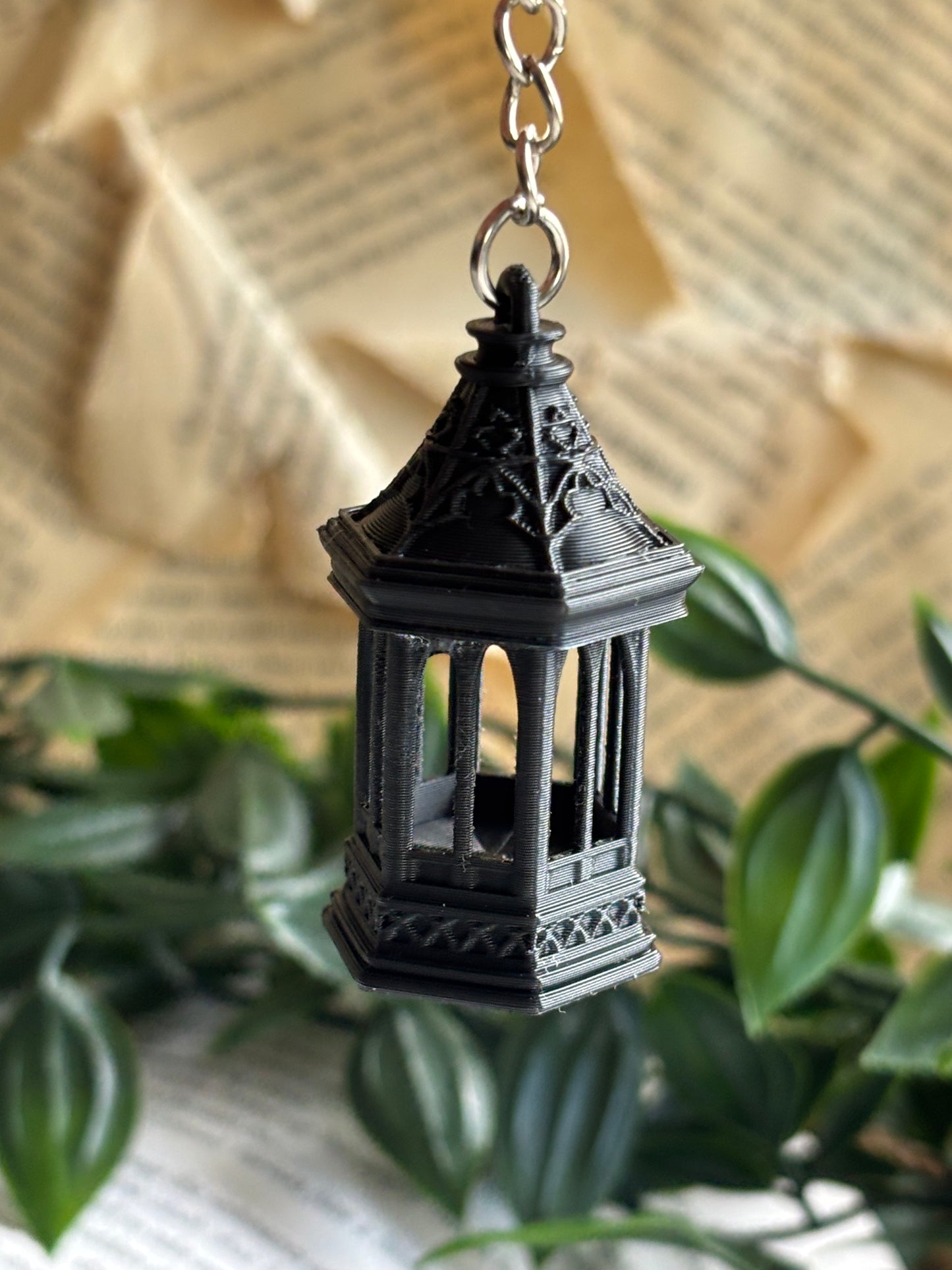 Gothic Lantern Nøkkelring