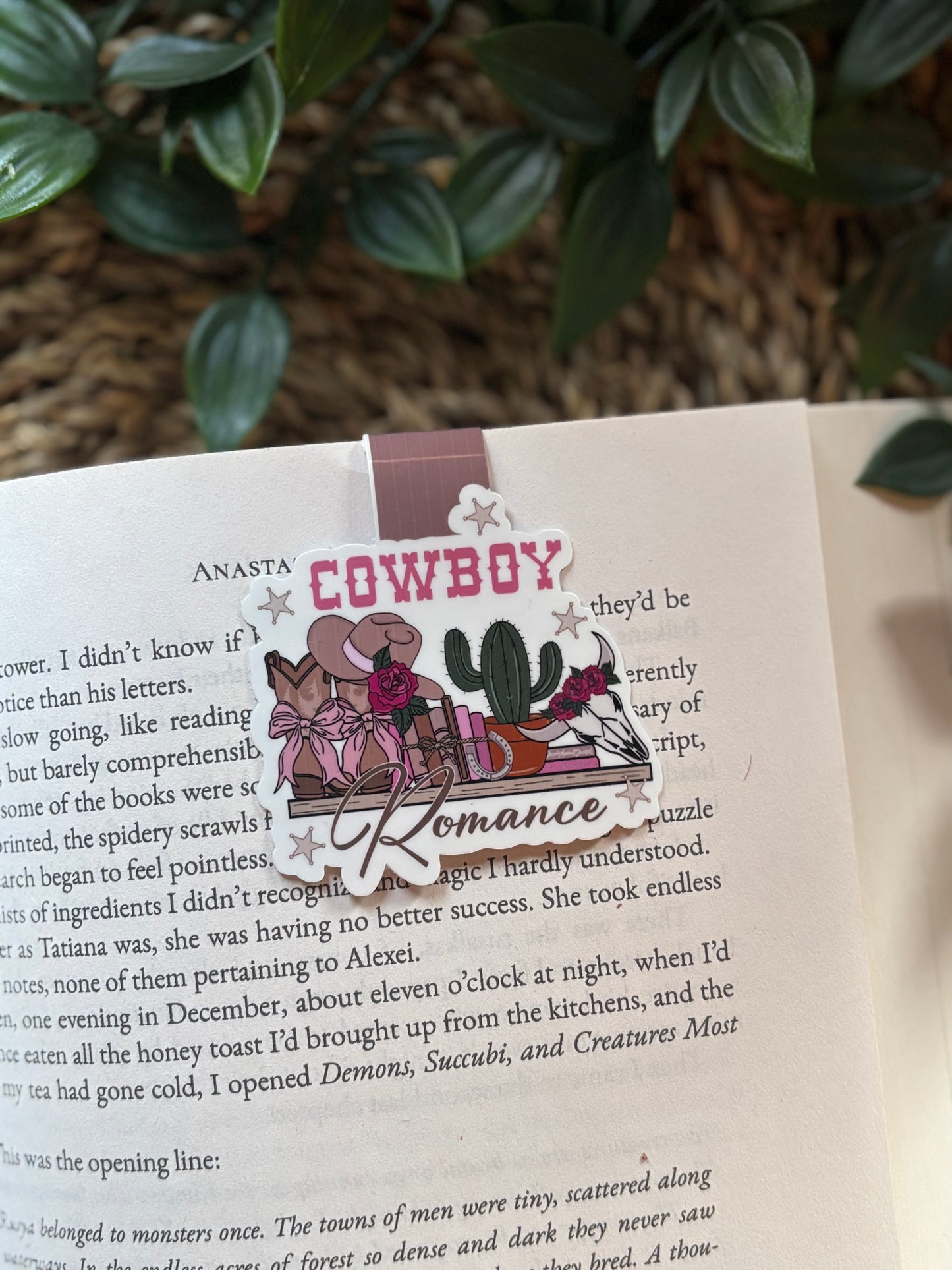 Cowboy Romance Era Magnetisk Bokmerke