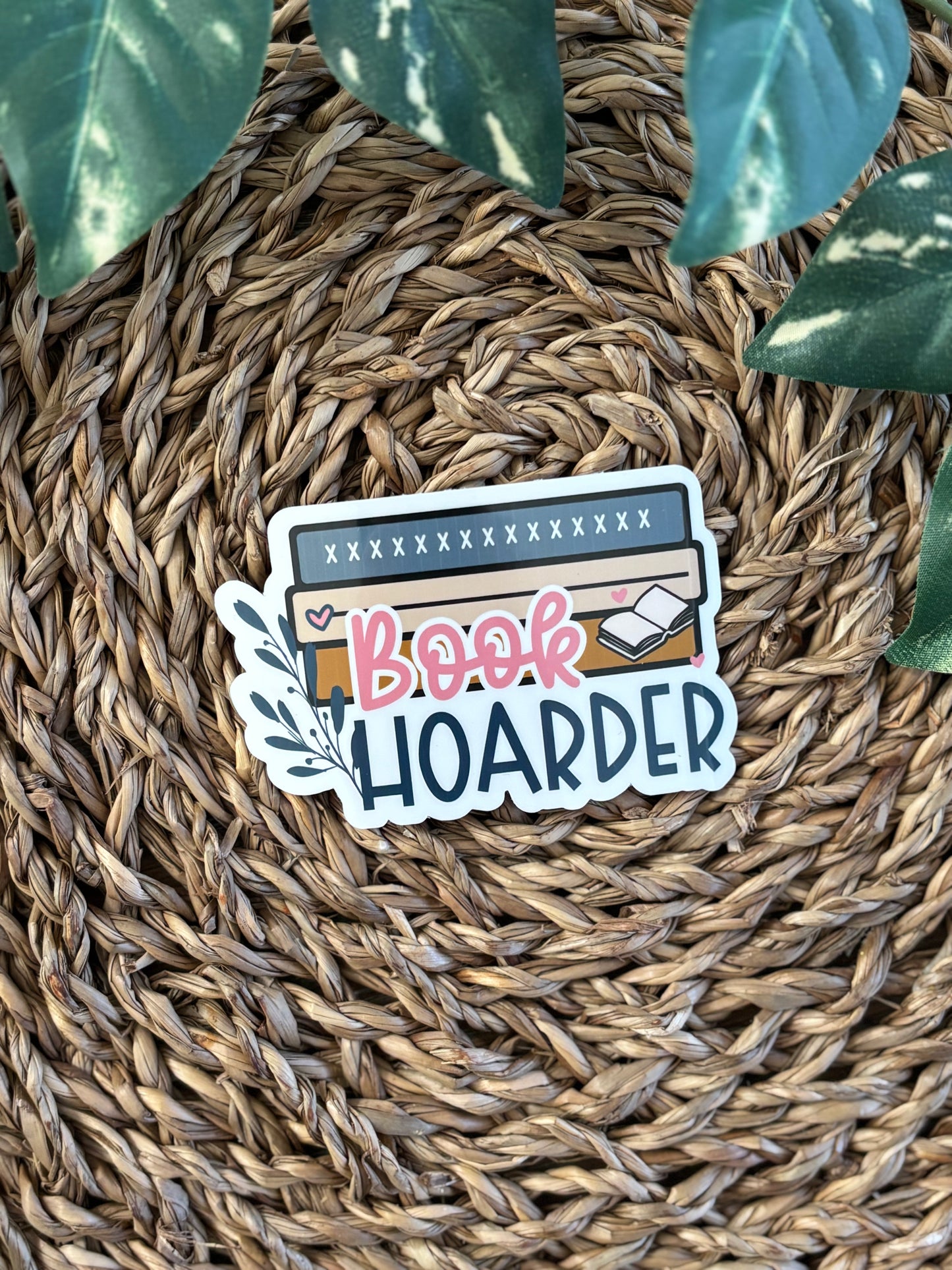 Book Hoarder Sticker
