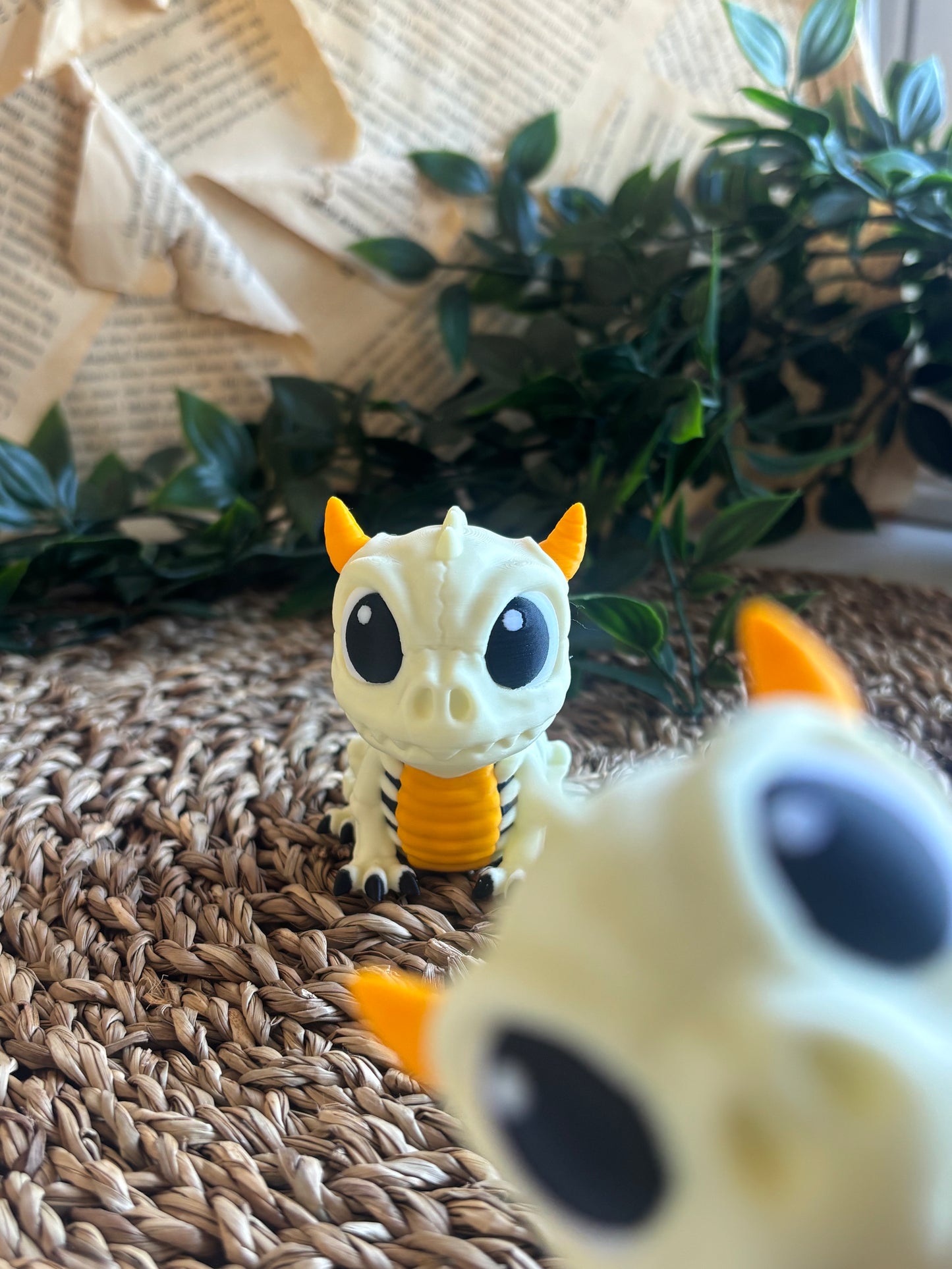 Baby Halloween Skeleton Fidget Dragon