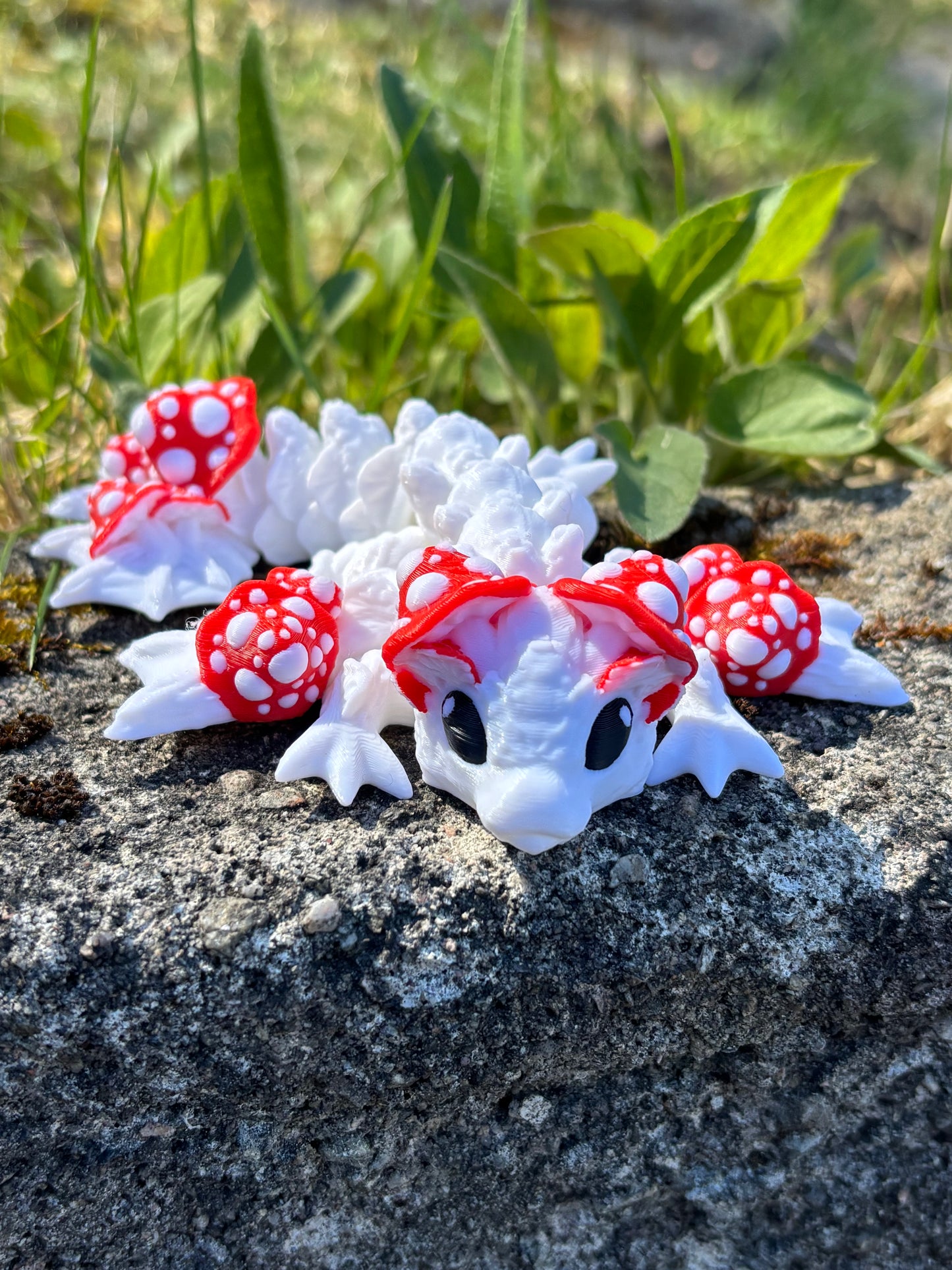 Cute Mushroom Dragon- Cute 3D Fidget Dragon