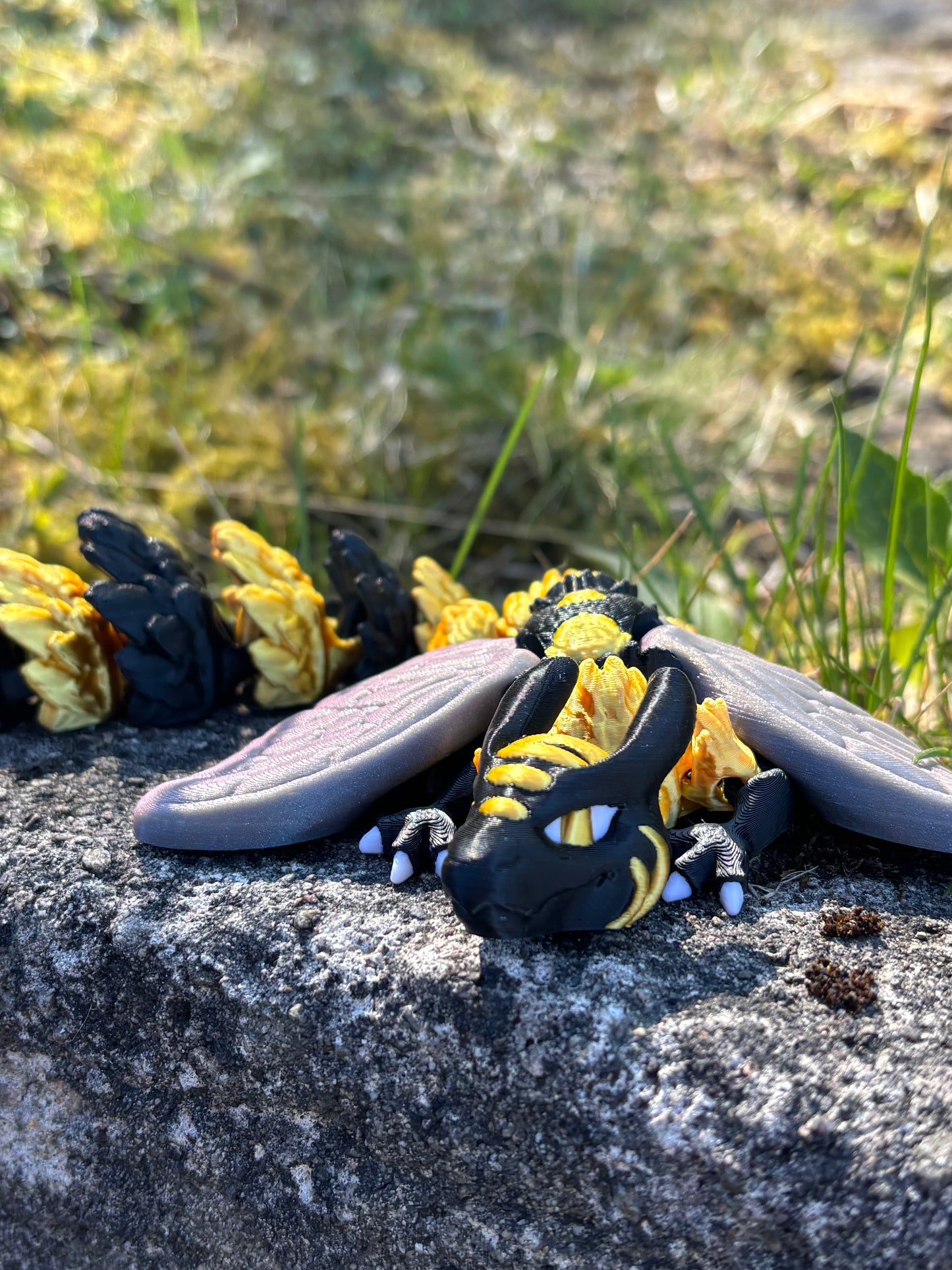 Bumble Bee Dragon- Cute 3D Fidget Dragon