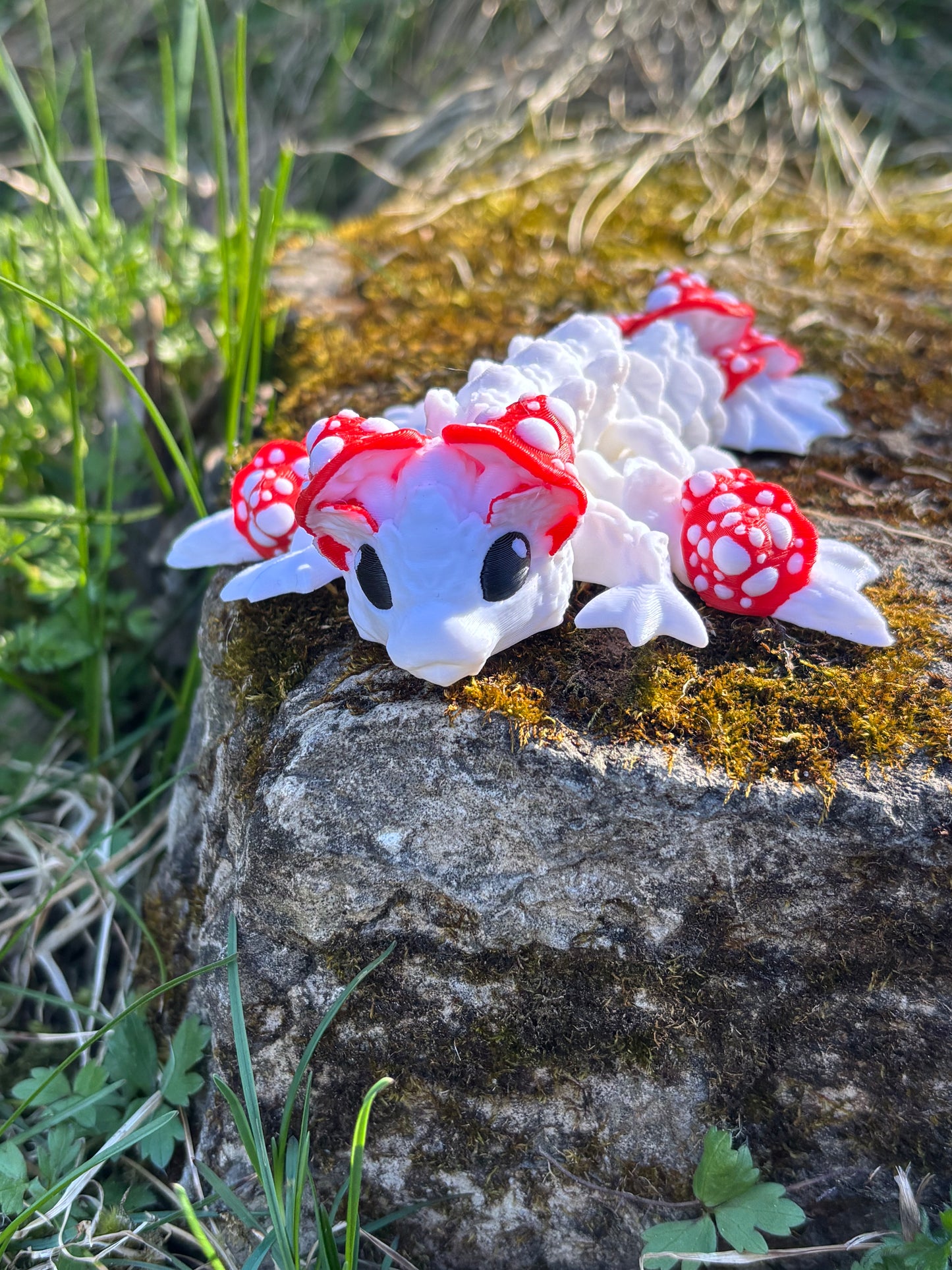 Cute Mushroom Dragon- Cute 3D Fidget Dragon
