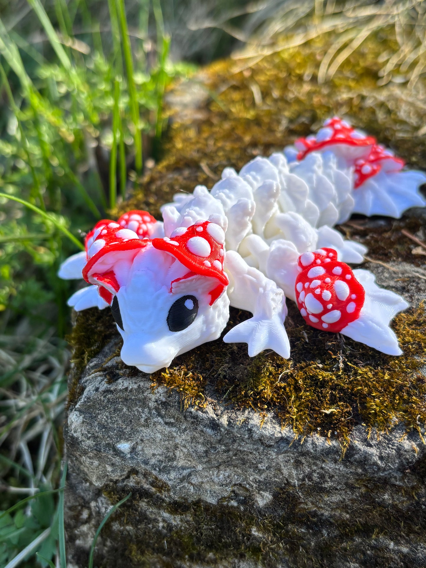 Cute Mushroom Dragon- Cute 3D Fidget Dragon