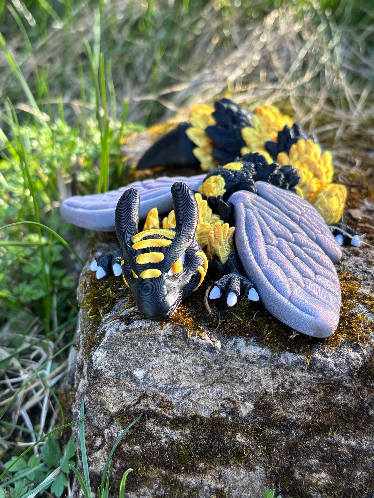 Bumble Bee Dragon- Cute 3D Fidget Dragon