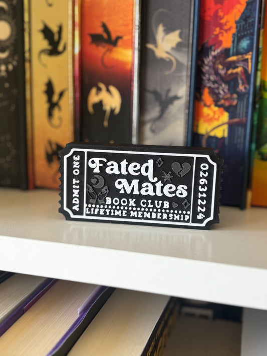 Fated Mates Book Club Bokhylleskilt