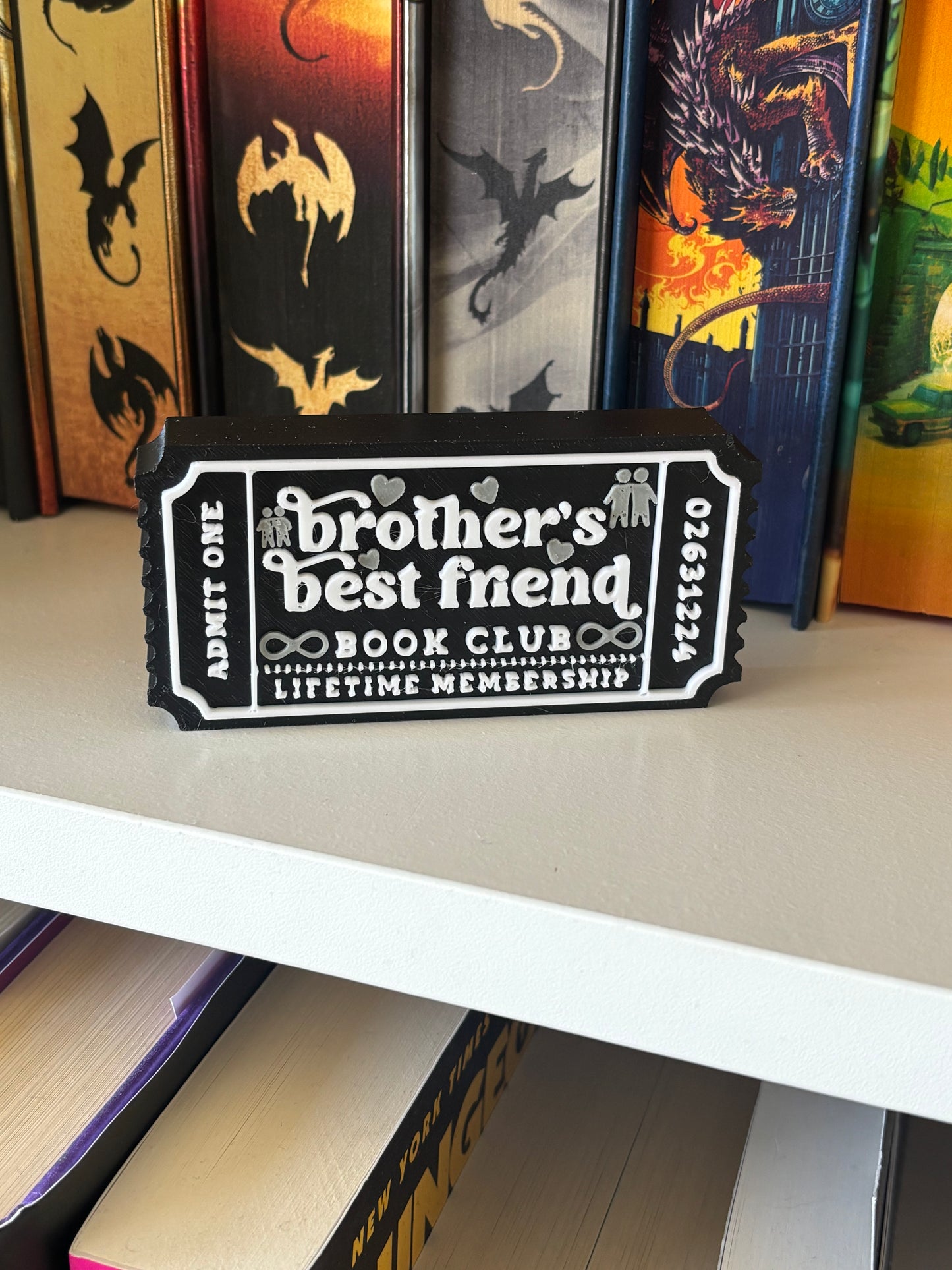 Brother´s best friend Book Club Bokhylleskilt