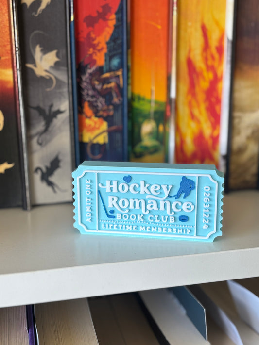 Hockey Romance Book Club Bokhylleskilt