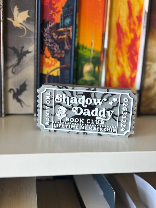Shadow Daddy Book Club Bokhylleskilt