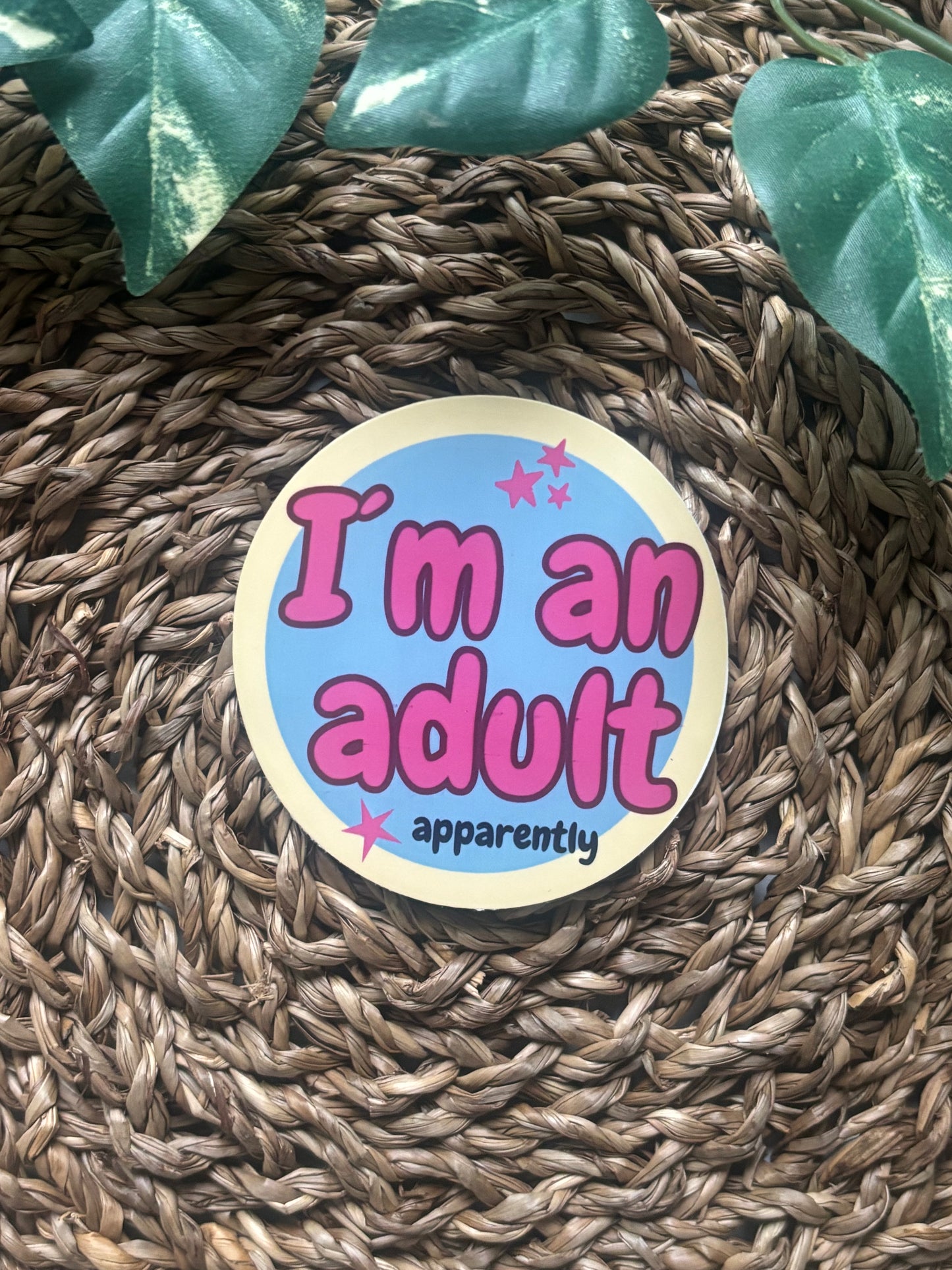 I´m an adult Sticker