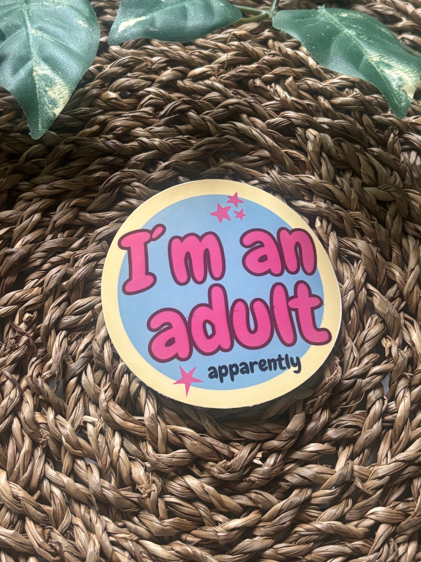 I´m an adult Sticker