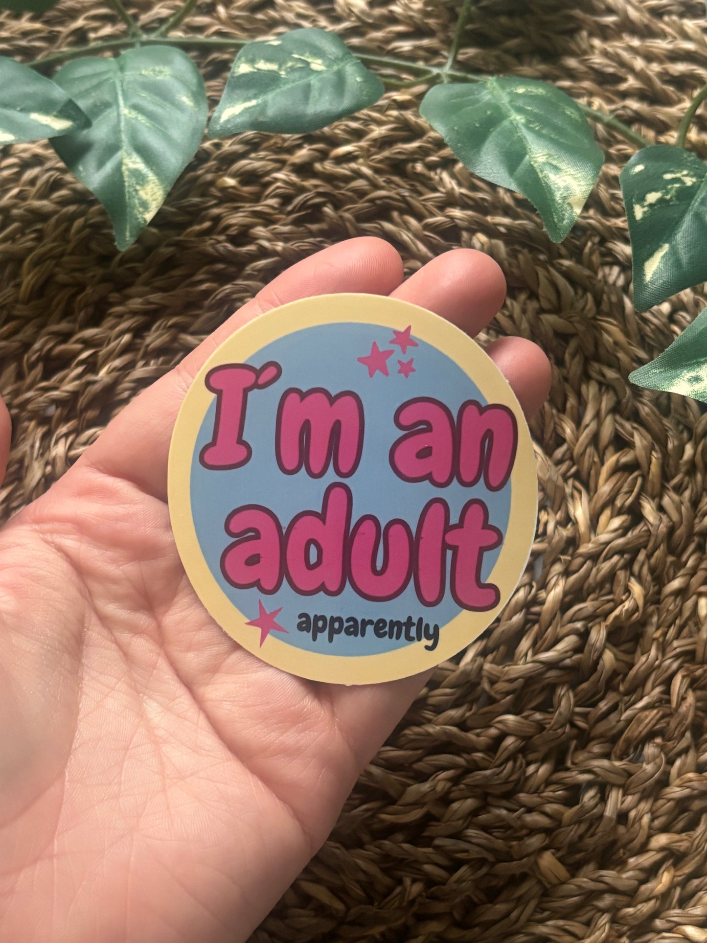 I´m an adult Sticker