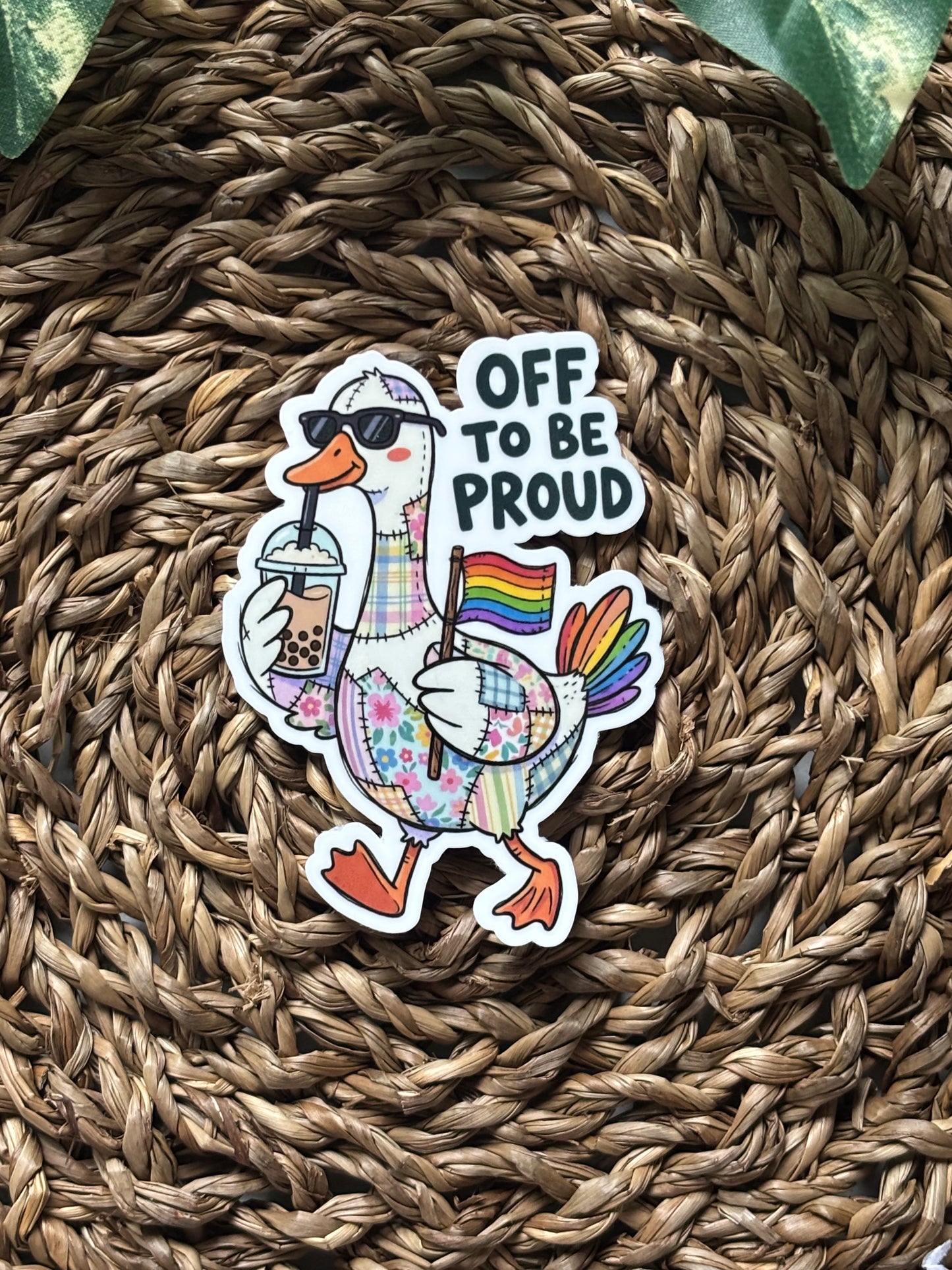 Off to be proud Sticker