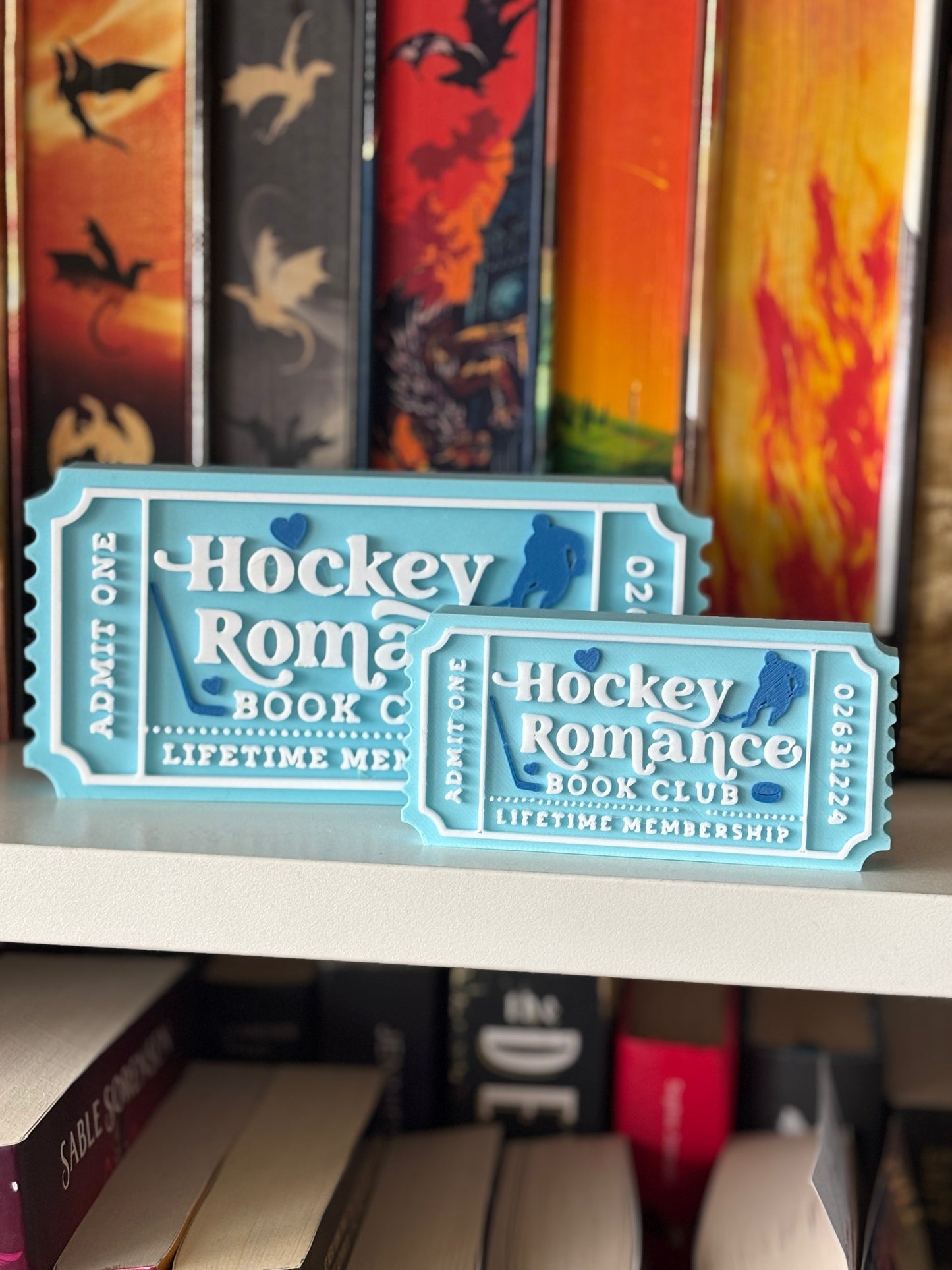 Hockey Romance Book Club Bokhylleskilt