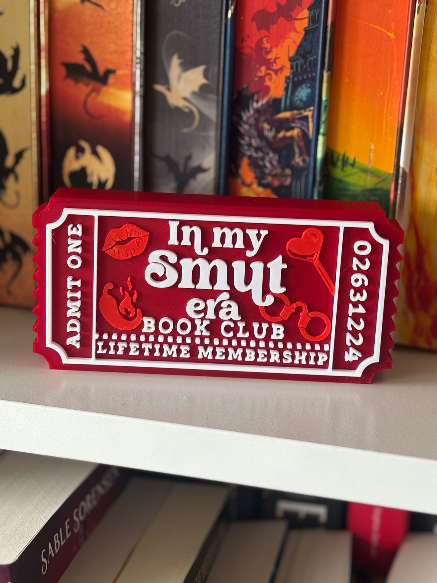 In My Smut Era Book Club Bokhylleskilt