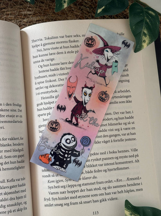 Kidnap All The Books - Nightmare Before Christmas Bokmerke