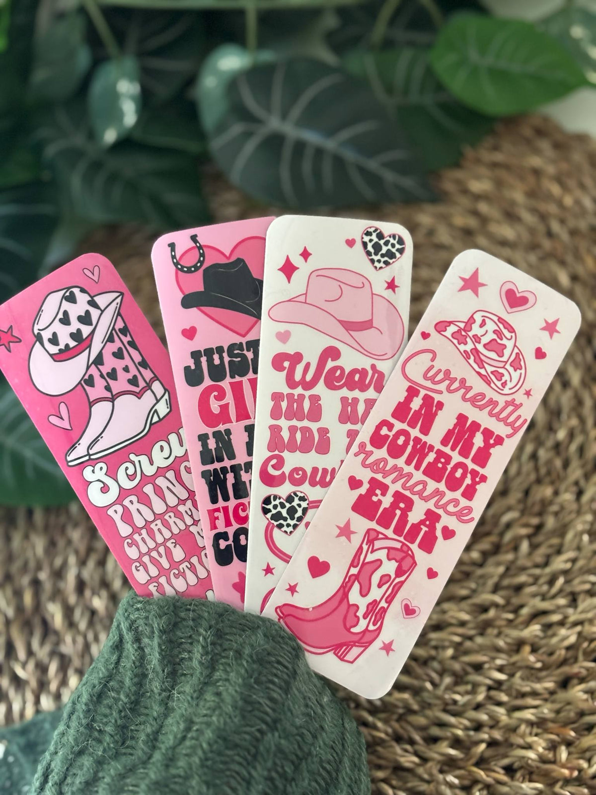 Pink Cowboy Bookmark Bundle